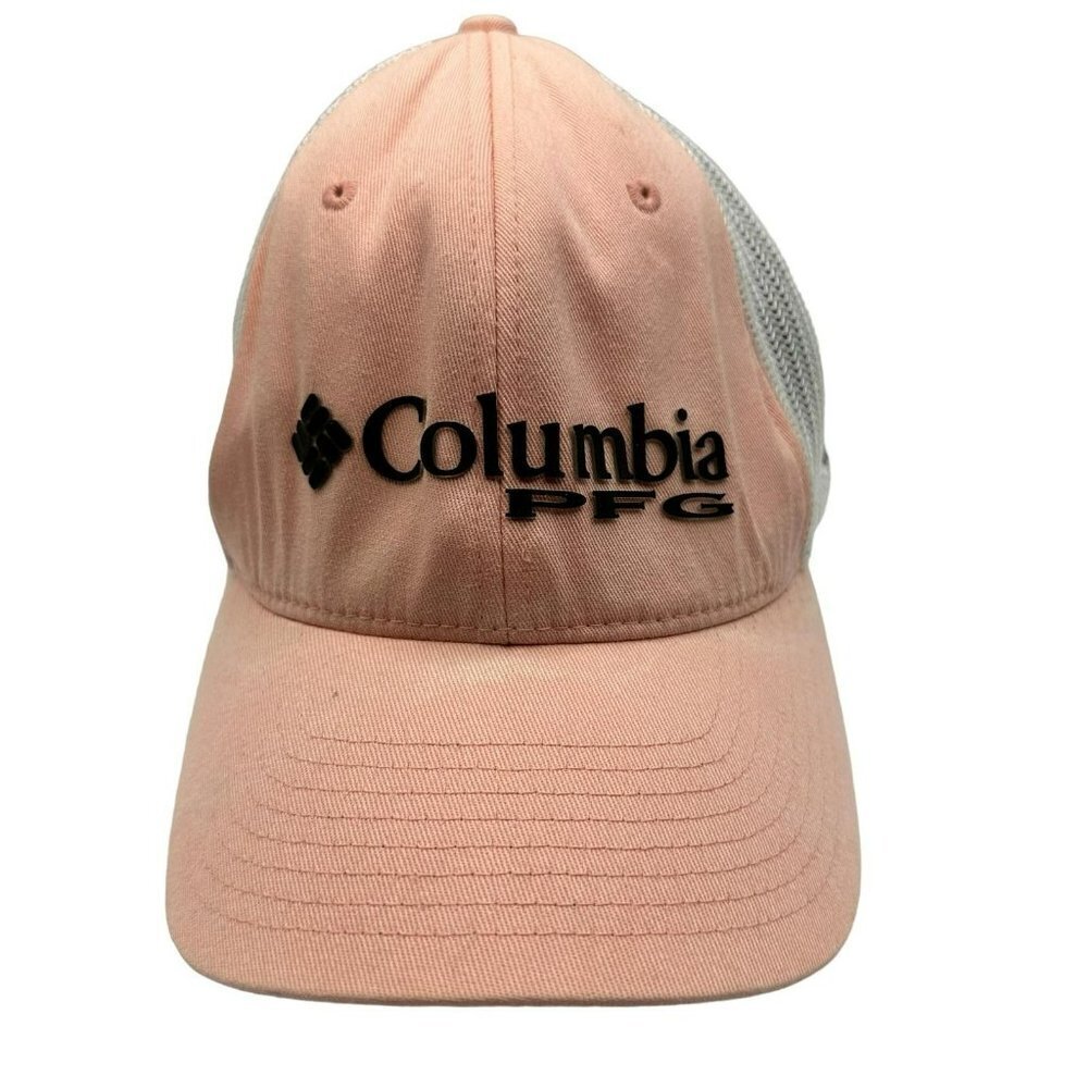 Columbia PFG‎ Hat Cap Fitted Adult L/XL Pink Men’s Fishing Fish